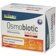 Supliment Alimentar pentru Seniori, Boiron, Osmobiotic, Immuno, cu Tulpini Microbiotice si Vitamina