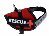 Ham pentru c&acirc;ini Rescue XS 30 - 40 cm, roșu