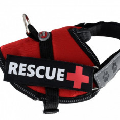 Ham pentru câini Rescue XS 30 - 40 cm, roșu