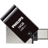 Memorie Externa USB-A 3.1 / USB-C Philips, 16Gb FM16DC152B/00