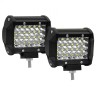 Set 2 proiectoare auto led bad, 24 leduri, 144W/set, Universal
