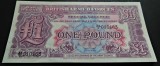 Cumpara ieftin BANCNOTA MILITARA 1 POUND - MAREA BRITANIE, anul 1948 * cod 381 - seria 2 = UNC