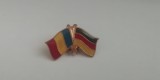 QW9 N7 59 - insigna - tematica nationala - steaguri - Germania - Romania