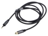 Cablu Toslink 3,5mm Mini - 1,5m, Negru, PVC