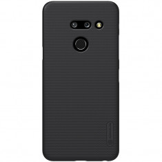 Husa Plastic Nillkin Super Frosted pentru LG G8 ThinQ, Neagra