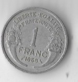 Moneda 1 franc 1959 - Franta