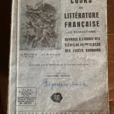 "Cours de littérature française. Le romantisme" - Gorgos; Daminovici