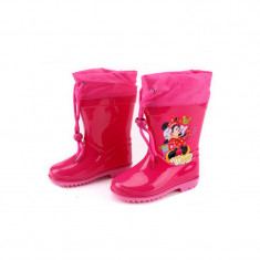 Cizme din cauciuc pentru fetite Setino Disney Minnie Mouse 860-008F, Fucsia foto