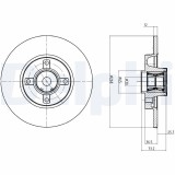 DELPHI BG9053RSC Disc frana