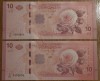 10 pounds 2025, Siria, UNC, serie consecutivă