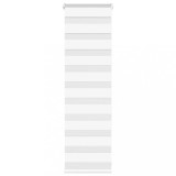 vidaXL Jaluzea tip zebra alb lățime țesătură 45,9 cm poliester