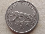 INDIA BRITANICA- &frac12; RUPEE 1947