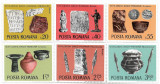 Arheologie daco-romana, 1976 - serie completa, NEOBLITERATA, Nestampilat