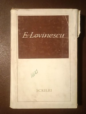 E. Lovinescu - Scrieri vol. IX/ 9 (T. Maiorescu și contemporanii lui) (ed. Eugen Simion) foto