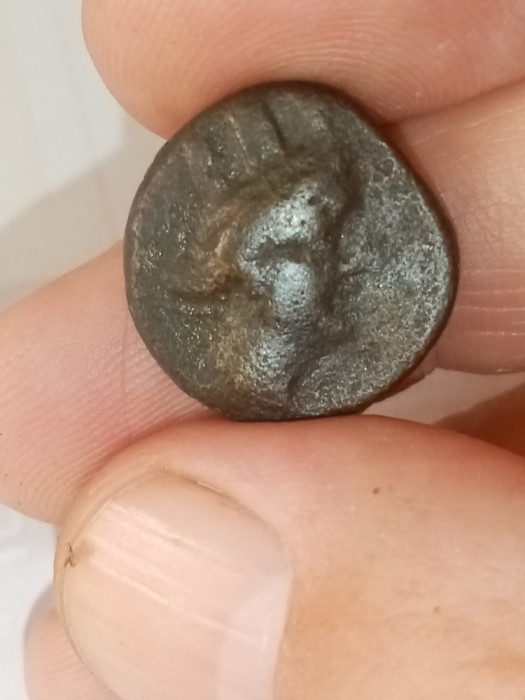 Moneda autentică Grecia antica, Regatul Seleucid, 100 IEN, bronz 18mm