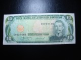 REPUBLICA DOMINICANA 10 PESOS ORO 1987 VF/XF