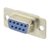 Conector DB9, mama, lipire, pe cablu - 124005