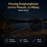 Minciog Dreptunghiular pentru Pescuit, cu M&acirc;ner, Model 50203