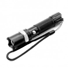 Lanterna LED 1W cu Acumulator 18650, Zoom, 12V, 220V BL808 foto