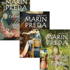 Cel mai iubit dintre pământeni (3 volume) - Paperback brosat - Marin Preda - Cartex