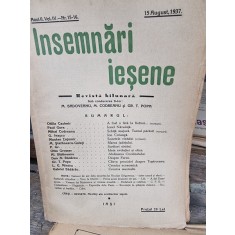 Revista Insemnari Iesene nr.15-16/1937