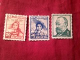 Serie mica Elvetia 1940 Pro Juventute - 3 valori (din 4 val. in serie ) ,stampilate