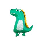 Balon folie model dinozaur, verde 70 cm
