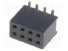 Conector 8 pini, seria {{Serie conector}}, pas pini 1.27mm, CONNFLY - DS1065-05-2*4S8BSXB
