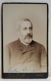 FOTOGRAF FRANZ MANDY , NICOLAE VOINOV (1834- 1899 ) , FOST MINISTRU , FOTOGRAFIE C.D.V. , SFARSITUL SEC. XIX