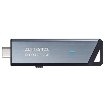 Adata - Memory Stick (AELI-UE800-512G-CS) - Type-C FlashDrive, 512GB, 1000MB/s - Silver foto