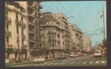 CPIB 24344 CARTE POSTALA - BUCURESTI. VEDERE DIN CENTRU TROLEIBUZ, AUTOTURISM, CIRCULATA, 1970, STAMPILE, TIMBRU