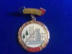 Insigna Romania - UTC - Insigna aniversara 25 ani UTC 1948 - 1973 foto