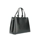 Cumpara ieftin Geanta de dama, Bonita GT3776, piele naturala, Negru