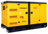 Generator curent diesel trifazat insonorizat Stager YDY100S3, 4 Timpi, 100KVA, 1500RPM