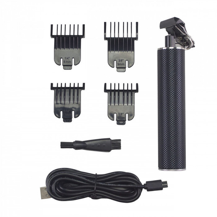 Trimmer Beper P304CAP001, Wireless, Li-Ion 6000 mAh, USB, 4 atașamente, IPX5, Negru