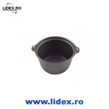 Ceaun din fonta naturala Perfect Home , 5 litri negru