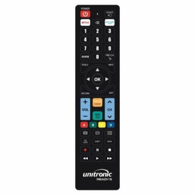 Telecomanda 1713 Unitronic universala compatibila pentru branduri multiple Ready 5 Samsung LG Sony Philips Panasonic 1713WUNI202 foto