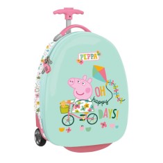 Troler cabina copii Peppa Pig, 41 cm, vernil foto
