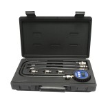 Trusa tester presiune digital motoare diesel Breckner Germany 0-20,7 bar, manometru cu afisaj LCD, adaptoare pentru sisteme alimentare diesel joasa