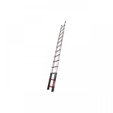 Scara telescopica pentru pompieri si salvare, Telesteps, Rescue Line, rosie, 4.1m, EN1147, 13 trepte, sarcina maxima 500kg