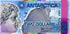 ANTARCTICA █ bancnota █ 2 Dollars █ 2014 █ UNC █ necirculata █ polymer