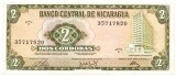 Nicaragua 2 Cordobas 1972 P-121 Seria 35717820