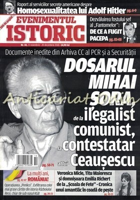 Evenimentul Istoric Nr 10, 23 Noiembrie - 20 Decembrie 2018