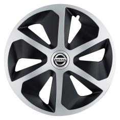 Set 4 capace roti Roco Gri-Negru R17 pentru gama auto Nissan