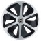Set 4 capace roti Roco Gri-Negru R17 pentru gama auto Nissan