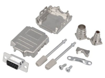 Conector D-Sub 9-Pin mamă, pe cablu foto