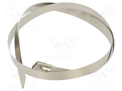 Colier de str&amp;acirc;ngere ABB 840mm 12mm oțel inoxidabil AISI 316 foto
