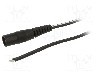 Cablu alimentare DC, cabluri, DC 5,5/2,1 soclu, negru, 3m, WEST POL - S21-TT-T050-300BK