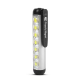 Lanterna LED - cu modul lumina de lucru - baterie de 400 mAh - XPE + LED SMD - 500 lm - IP55 - argintiu1buc.