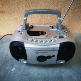 radiocasetofon cu cd player defect, aparat radio casetofon Schneider sp100